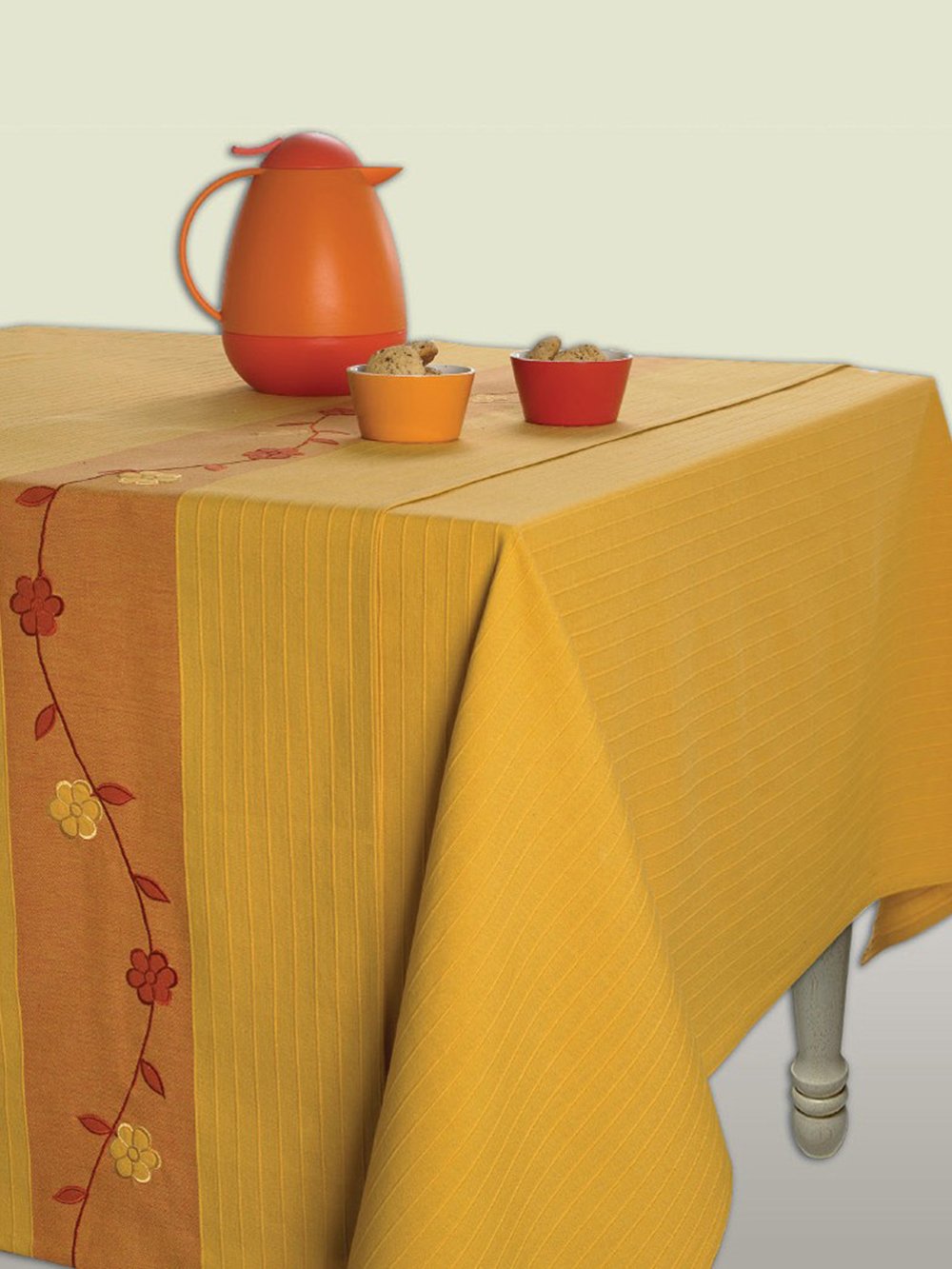 5205857020446 Σετ 4 Πετσέτες Φαγητού Festosi 45x50 SS-85 GOLD/RUST Κίτρινο Palamaiki - Image 1