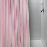Κουρτίνα Μπάνιου 180x200 STRIPE PINK Ροζ Palamaiki