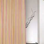 Κουρτίνα Μπάνιου 180x200 STRIPE MULTI Πορτοκαλί Palamaiki