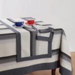 Σετ 4 Πετσέτες Φαγητού Festosi 45x50 KP-351 Γκρι Palamaiki