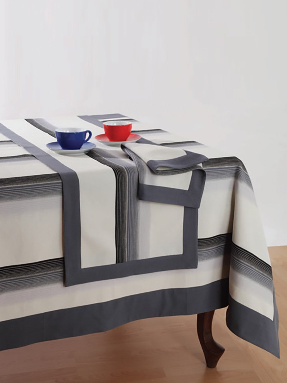 5205857030544 Σετ 4 Πετσέτες Φαγητού Festosi 45x50 KP-351 Γκρι Palamaiki - Image 1