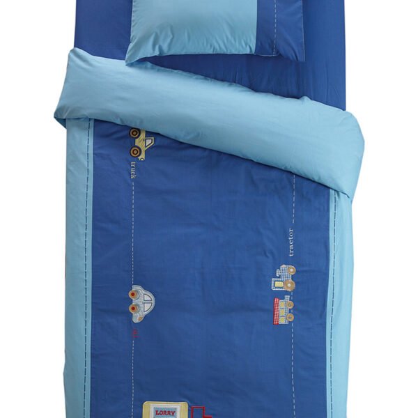 Σετ Παπλωματοθήκη Μονή My Kingdom 170x240 EC019 Μπλε Palamaiki