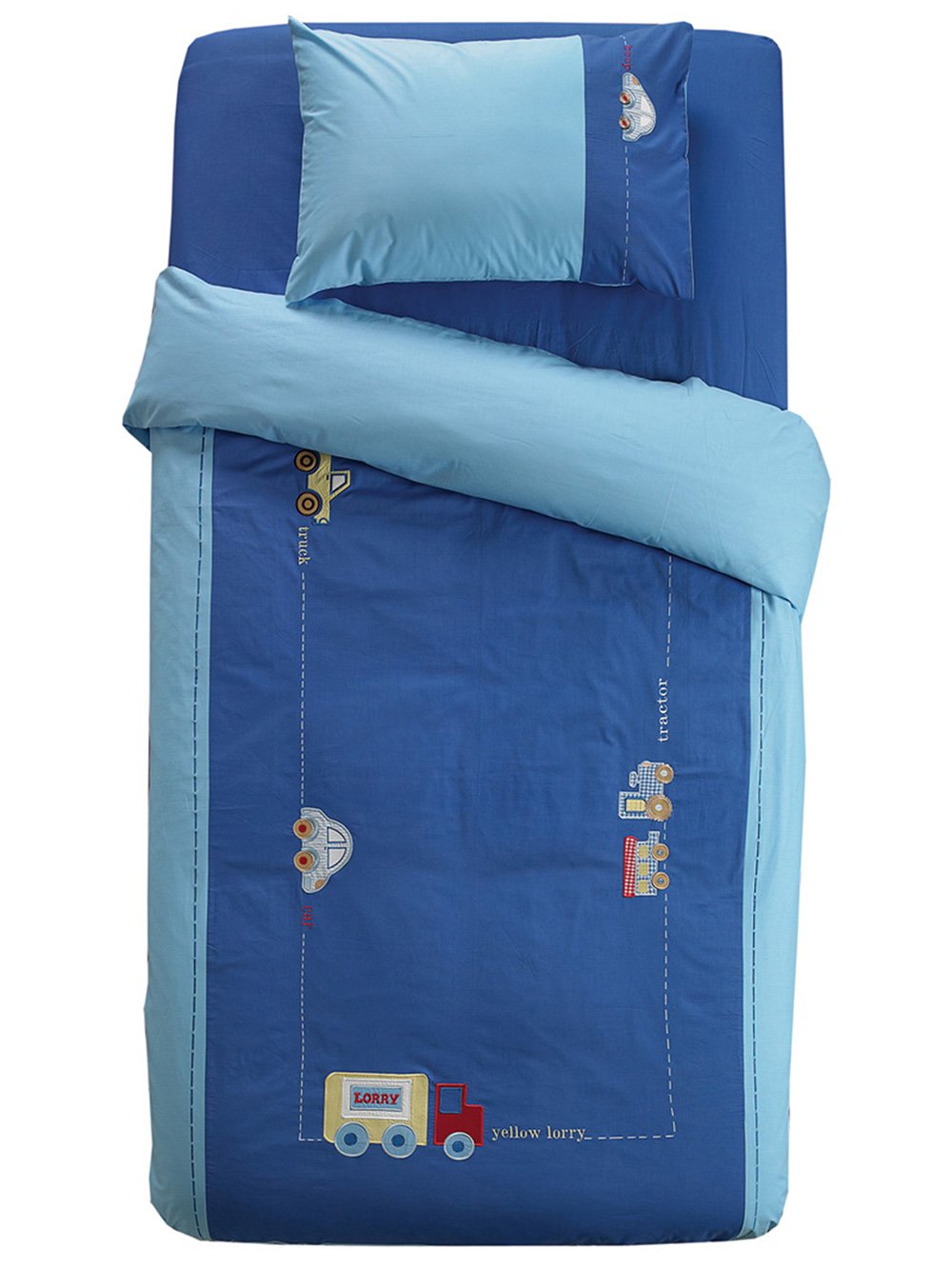 5205857031305 Σετ Κουβερλί Μονό My Kingdom 170x240 EC019 Μπλε Palamaiki - Image 1