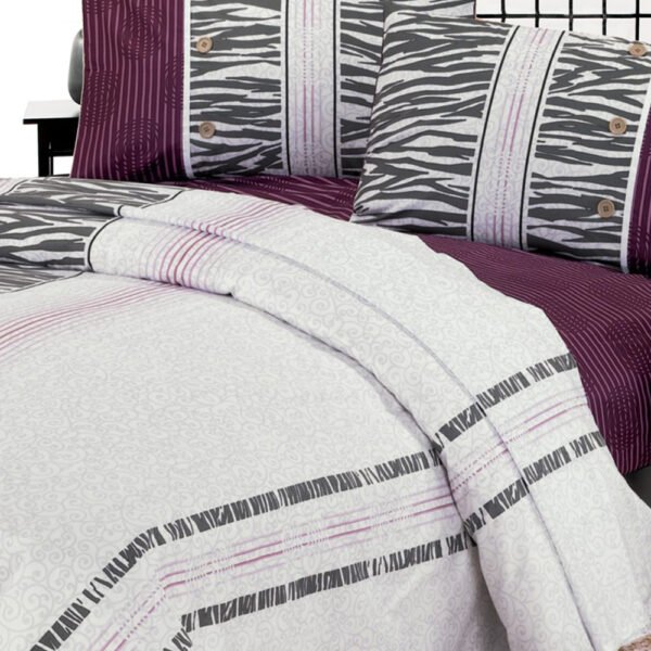 Σετ Κουβερλί Μονό Satin Beauty 170x250 806105 Μωβ Palamaiki