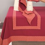 Σετ 4 Πετσέτες Φαγητού Festosi 45x50 KP-383 TERRACOTTA Ροζ Palamaiki