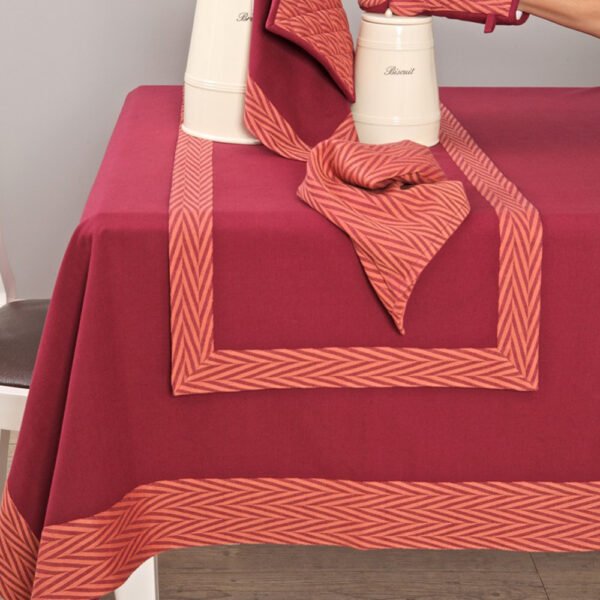 Σετ 4 Πετσέτες Φαγητού Festosi 45x50 KP-383 TERRACOTTA Ροζ Palamaiki