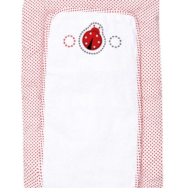 Κάλυμμα Αλλαξιέρας Little Star 50x70 LITTLE LADYBUG Κόκκινο Palamaiki