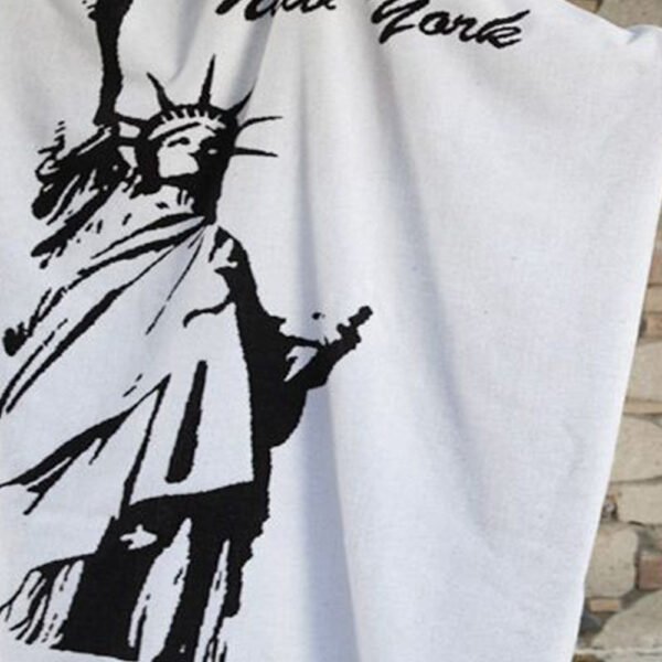 Πετσέτα Θαλάσσης Beach Collection 100x140 NEW YORK Λευκό Palamaiki