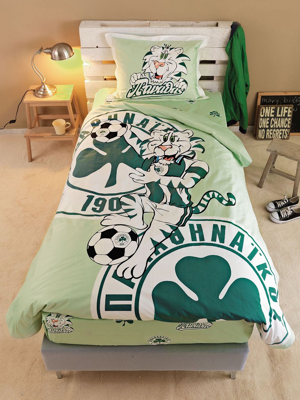 5205857057817_4 Σετ Κουβερλί Μονό Panathinaikos F.C. 170x250 FC4 Palamaiki - Image 1