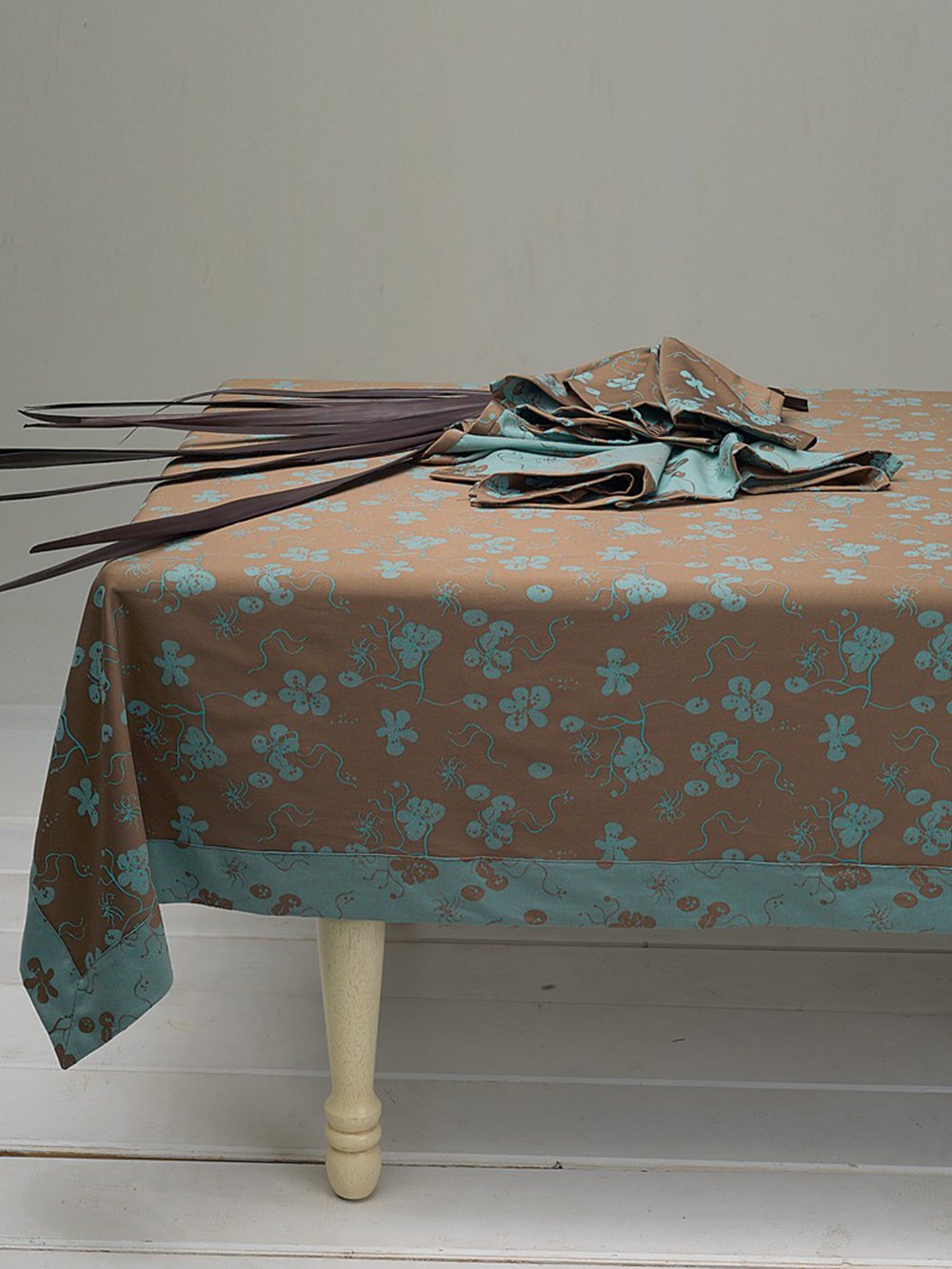 5205857064341_3 Σετ 6 Πετσέτες Φαγητού Festosi 47x47 16103 Καφέ Palamaiki - Image 1