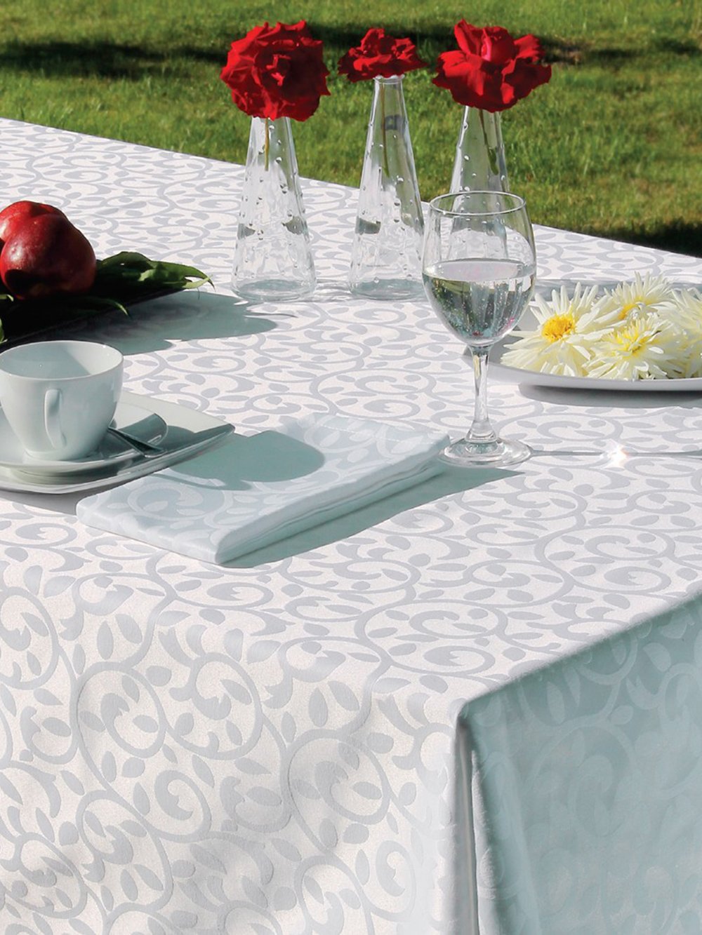 5205857084035_3 Σετ 6 Πετσέτες Φαγητού Formal Dinner 50x50 LIMB WHITE Λευκό Palamaiki - Image 1