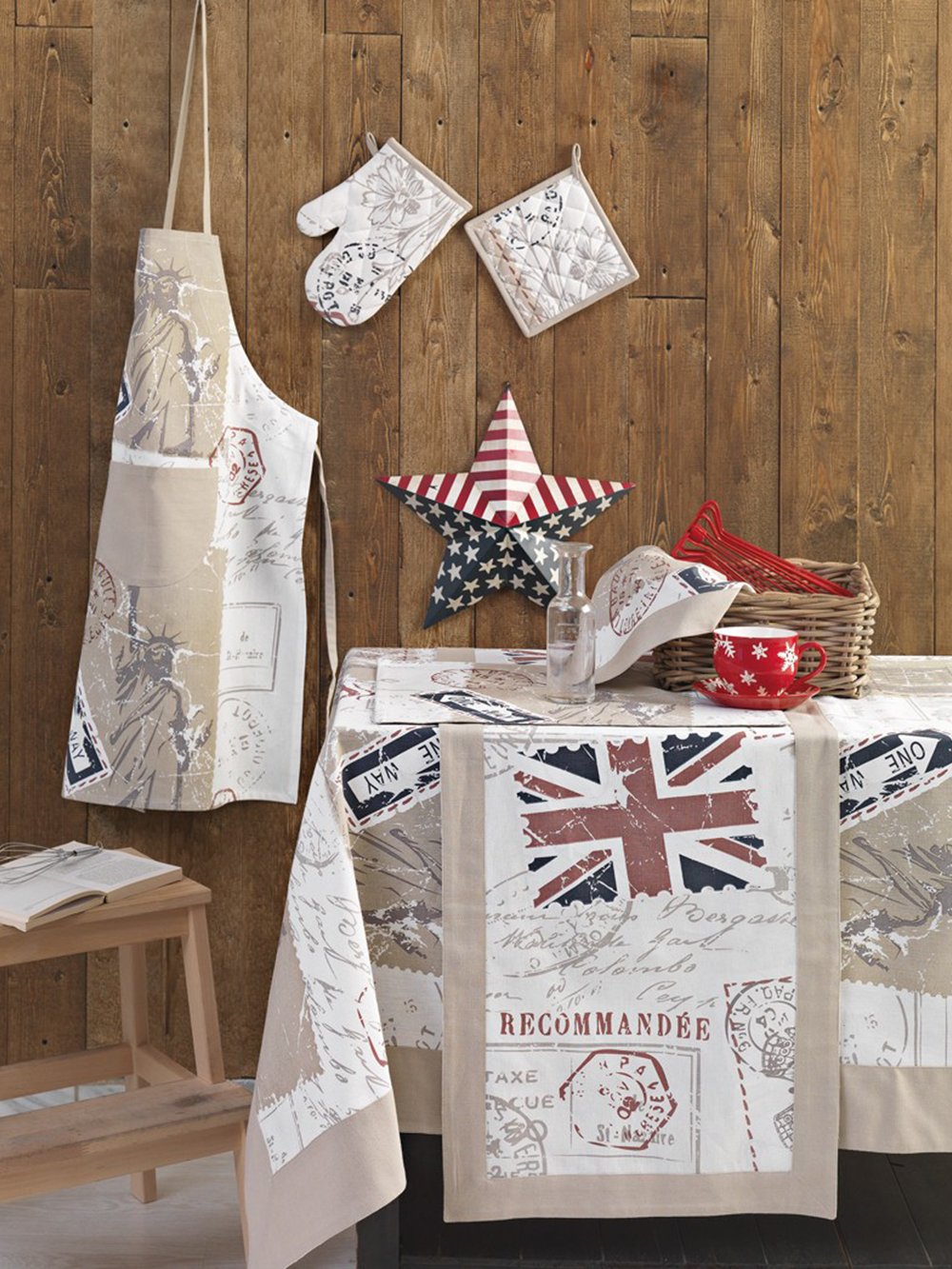 5205857114916_3 Σετ 4 Πετσέτες Φαγητού Festosi 45x50 TP111 Μπεζ Palamaiki - Image 1