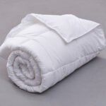 Πάπλωμα White Comfort 160x240 STRIPE MICROFIBER Λευκό Palamaiki