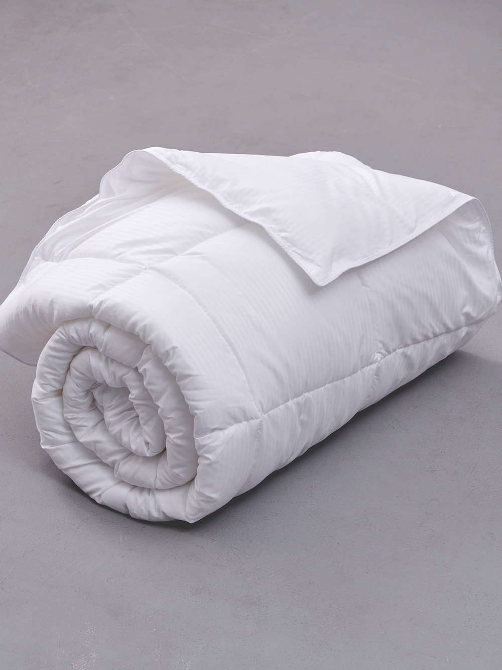 5205857176501_4 Πάπλωμα White Comfort 160x240 STRIPE MICROFIBER Λευκό Palamaiki - Image 1