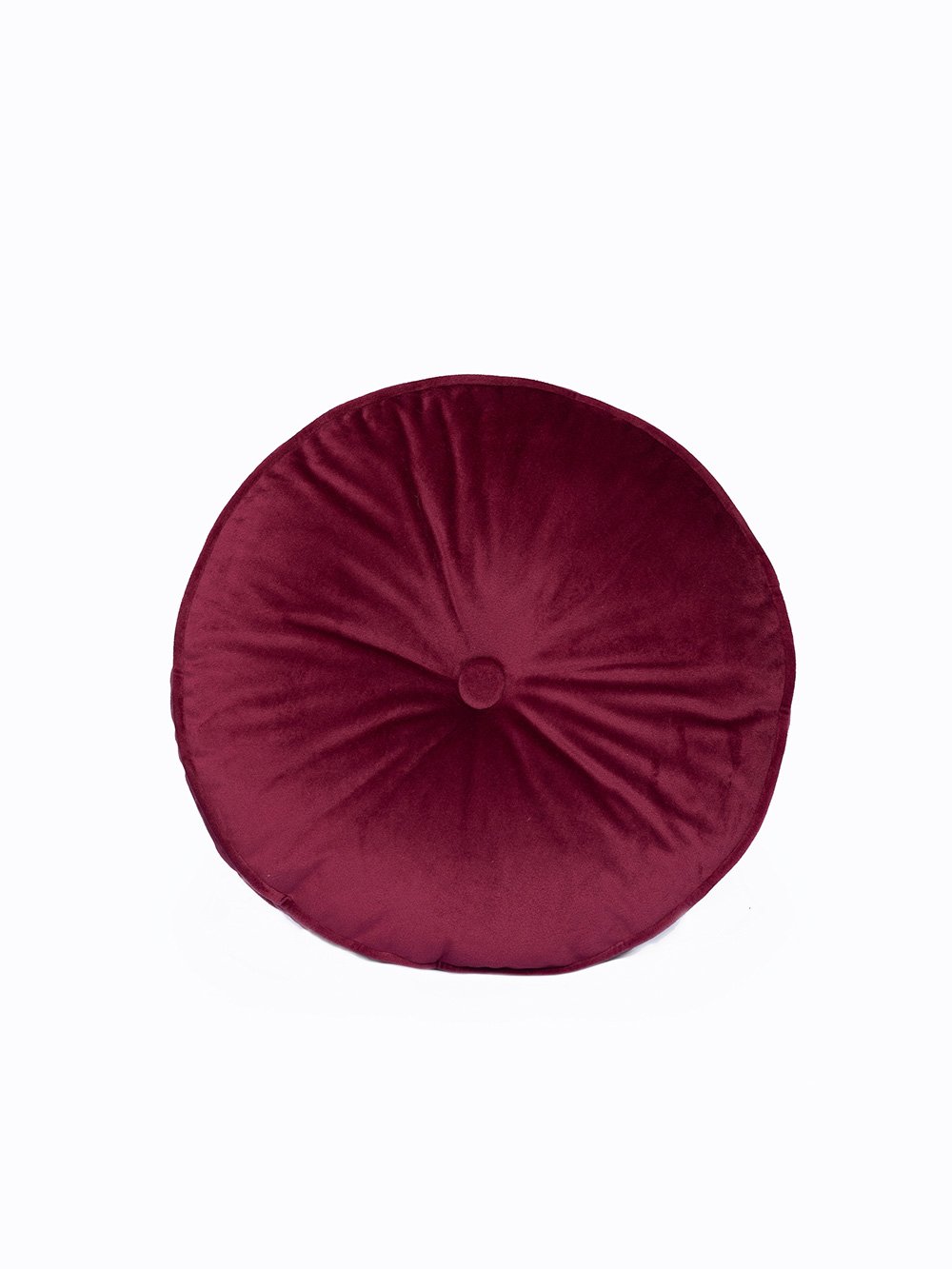 5205857195106_4 Διακοσμητικο Μαξιλαρι Velvet Feel Ø30cm VF803 BORDEAUX Κόκκινο Palamaiki - Image 1