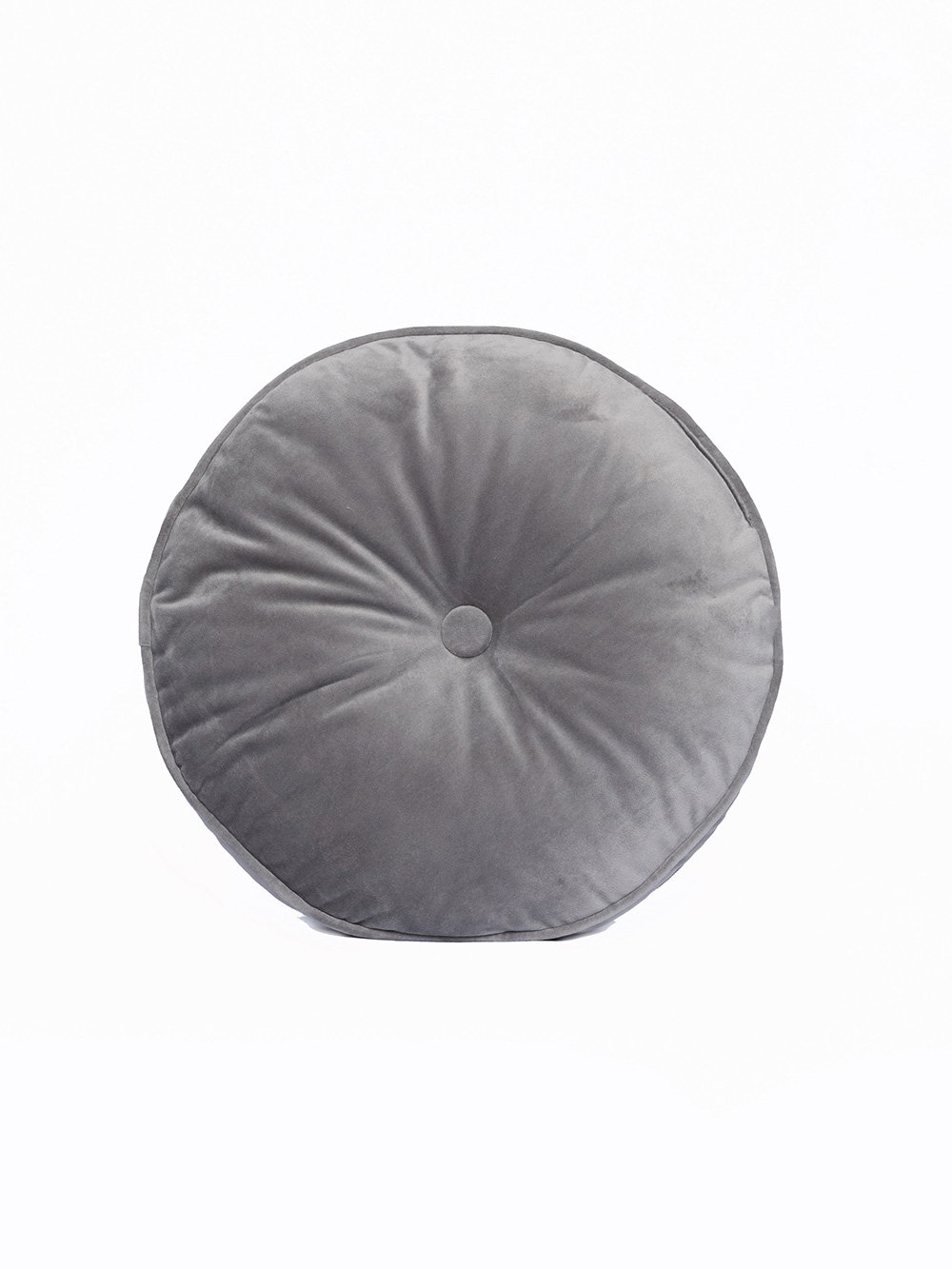 5205857195137_4 Διακοσμητικο Μαξιλαρι Velvet Feel Ø30cm VF803 MOON Γκρι Palamaiki - Image 1