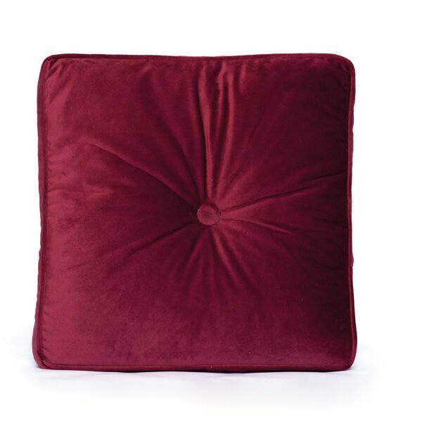 Διακοσμητικο Μαξιλαρι Velvet Feel 45x45 VF807 BORDEAUX Κόκκινο Palamaiki