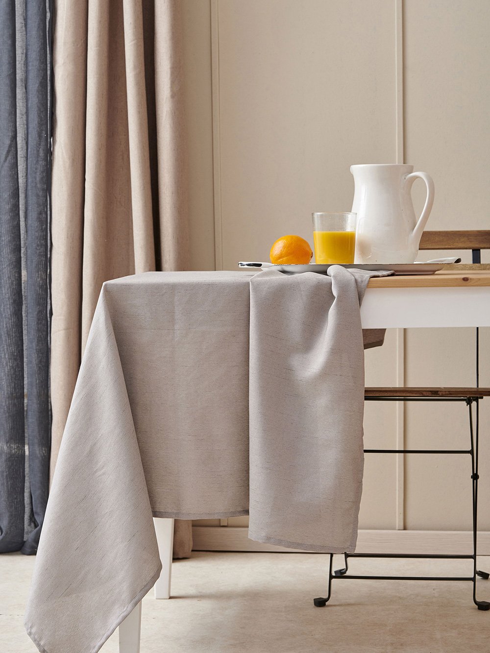 5205857209414_4 Runner Formal Dinner 45x140 KALIA GREY Γκρι Palamaiki - Image 1