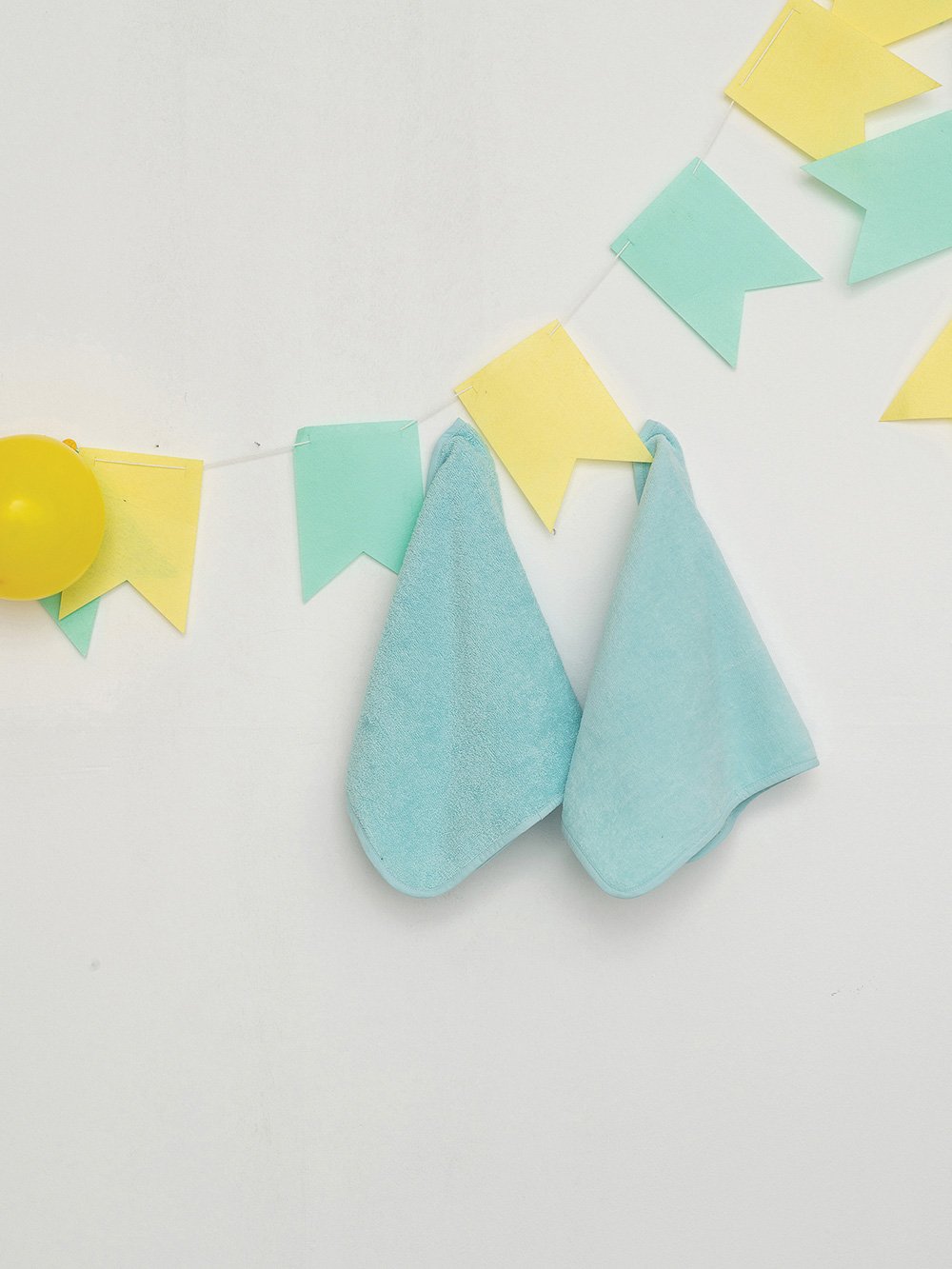 5205857223434_5 Σετ 2 Πετσετες Βρεφικες Baby Bath 40x60 ROBIN CIEL Μπλε Palamaiki - Image 1