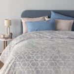 Κουβέρτα Fleece Φωσφοριζε 220x240 DUNE Γκρι Palamaiki