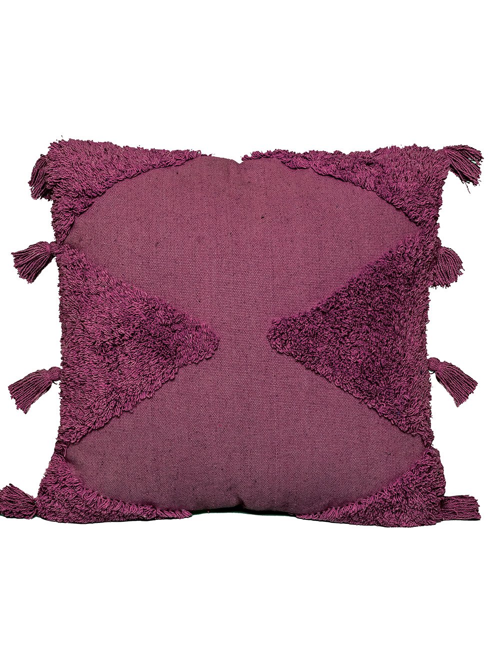 5205857225803_4 Διακοσμητική Μαξιλαροθήκη Home Décor 45x45 ALFIE MAUVE Κόκκινο Palamaiki - Image 1