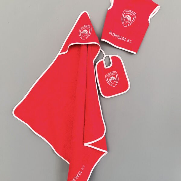 Σετ Λουτρου Βρεφικό Olympiacos B.C. OLYMPIACOS BABY BLOCK  Palamaiki