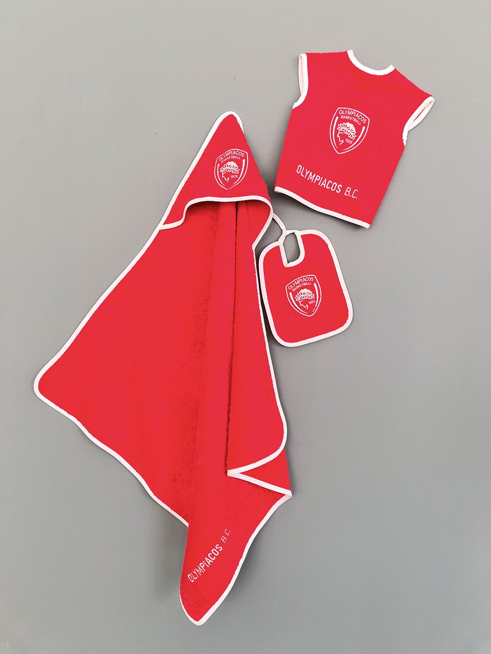 5205857226213_7 Σετ Λουτρου Βρεφικό Olympiacos B.C. OLYMPIACOS BABY BLOCK Palamaiki - Image 1