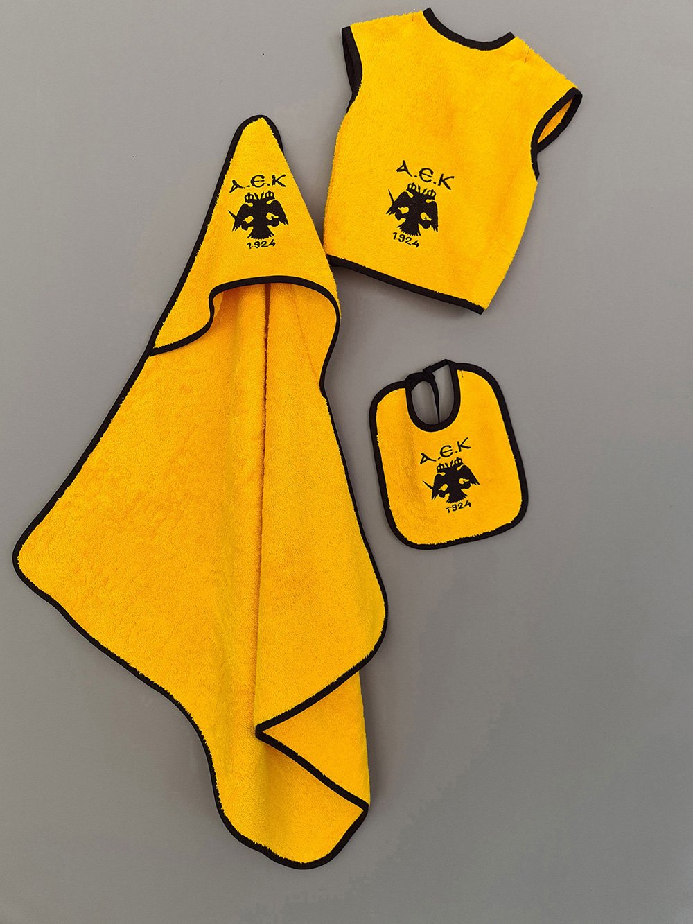 5205857226220_6 Σετ Λουτρου Βρεφικό Aek 1924 AEK BABY BLOCK Palamaiki - Image 1