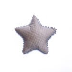 Διακοσμητικό Μαξιλαράκι Αστέρι 34x34 ELWIN BEIGE Καφέ Palamaiki