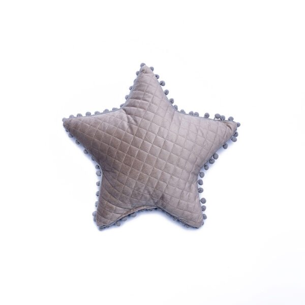 Διακοσμητικό Μαξιλαράκι Αστέρι 34x34 ELWIN BEIGE Καφέ Palamaiki
