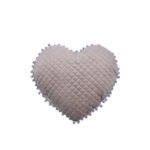 Διακοσμητικό Μαξιλαράκι Καρδιά 40x38 ELWIN BEIGE Καφέ Palamaiki