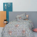 Παπλωμα Μονό Luminous 160x240 CLUSTER GREY Γκρι Palamaiki