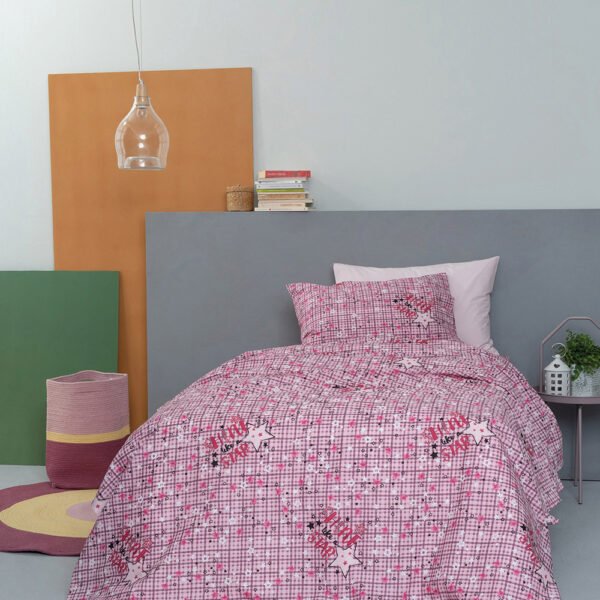 Κουρτινα Με Τρεσα Luminous 170x260 CLUSTER LILAC Μωβ Palamaiki