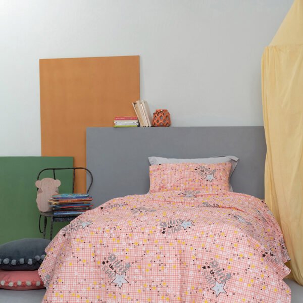 Κουρτινα Με Τρεσα Luminous 170x260 CLUSTER PINK Ροζ Palamaiki