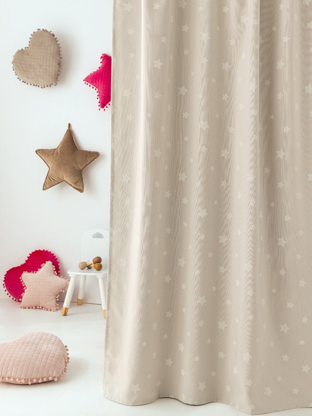 5205857231682_4_7 Κουρτινα Με Τρουκς Luminous 140x260 NALIA Γκρι Palamaiki - Image 1