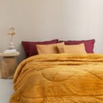 Κουβερτοπαπλωμα Μονό 160x240 GWEN GOLD Κίτρινο Palamaiki