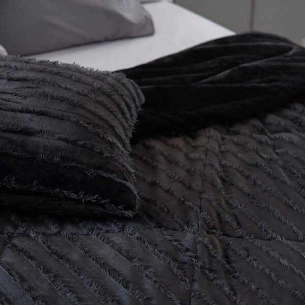 Διακοσμητικη Μαξιλαροθηκη 50x50 GWEN BLACK Μαύρο Palamaiki