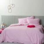 Παπλωματοθήκη Υπέρδιπλη 230x240 PON-PON LILAC Μωβ Palamaiki