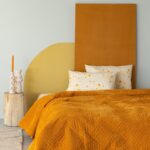 Κουβερλι Υπέρδιπλο 220x240 DIZZA GOLD Κίτρινο Palamaiki