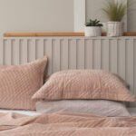 Κουβερλι Υπέρδιπλο 220x240 DIZZA ROSE Ροζ Palamaiki