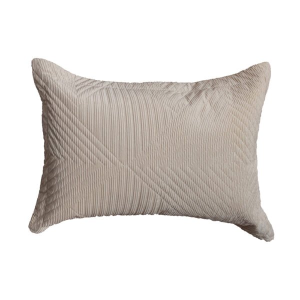 Ζευγος Μαξιλαροθηκες Oxford 50x70 DIZZA VANILLA Εκρού Palamaiki