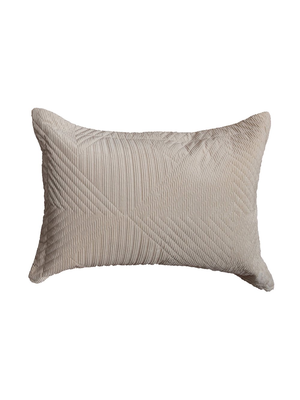 5205857233433 Ζευγος Μαξιλαροθηκες Oxford 50x70 DIZZA VANILLA Εκρού Palamaiki - Image 1