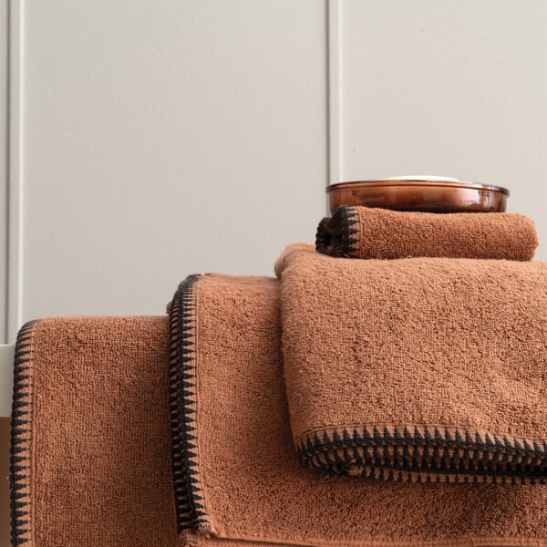 Πετσέτα Προσώπου Towels Collection 50x90 BROOKLYN TAN Γκρι Palamaiki