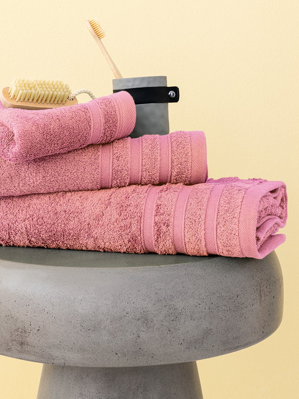 5205857238605_2 Πετσέτα Προσώπου Towels Collection 50x100 BEREN ROSE Ροζ Palamaiki - Image 1