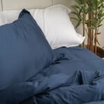 Σετ Υπέρδιπλα Σεντόνια 250x270 NATURE NAVY Μπλε Palamaiki