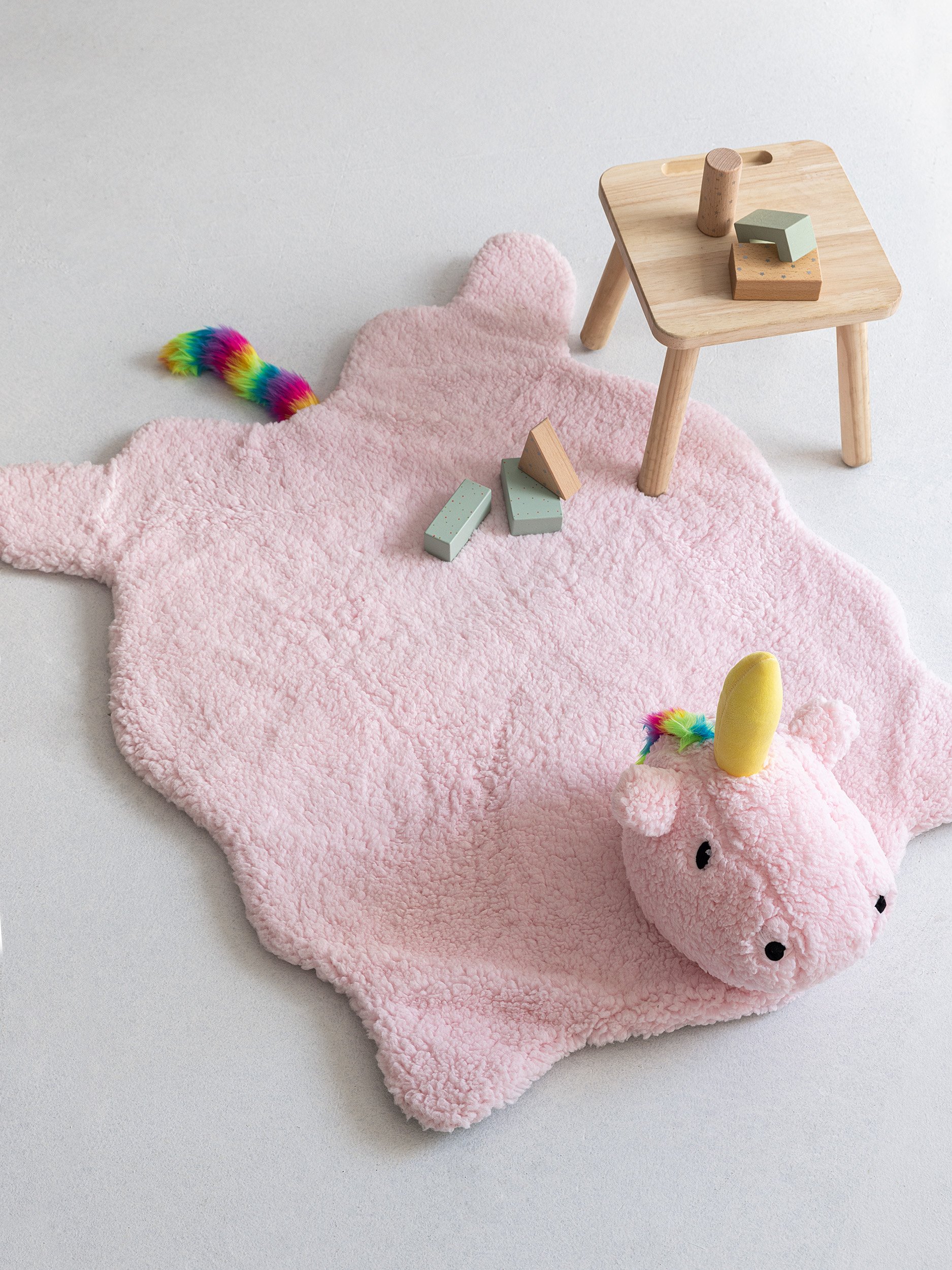 5205857239091_4_4 Χαλακι New Baby 70x92 NB0135 Ροζ Palamaiki - Image 1