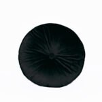 Διακοσμητικο Μαξιλαρι Velvet Feel Ø30cm VF803 BLACK Μαύρο Palamaiki