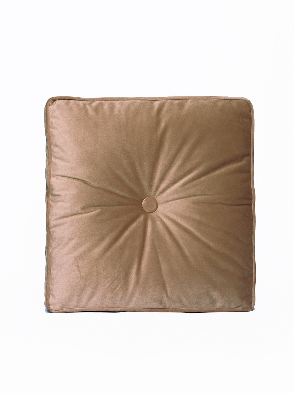 5205857239183 Διακοσμητικο Μαξιλαρι Velvet Feel 45x45 VF807 BEIGE Μπεζ Palamaiki - Image 1
