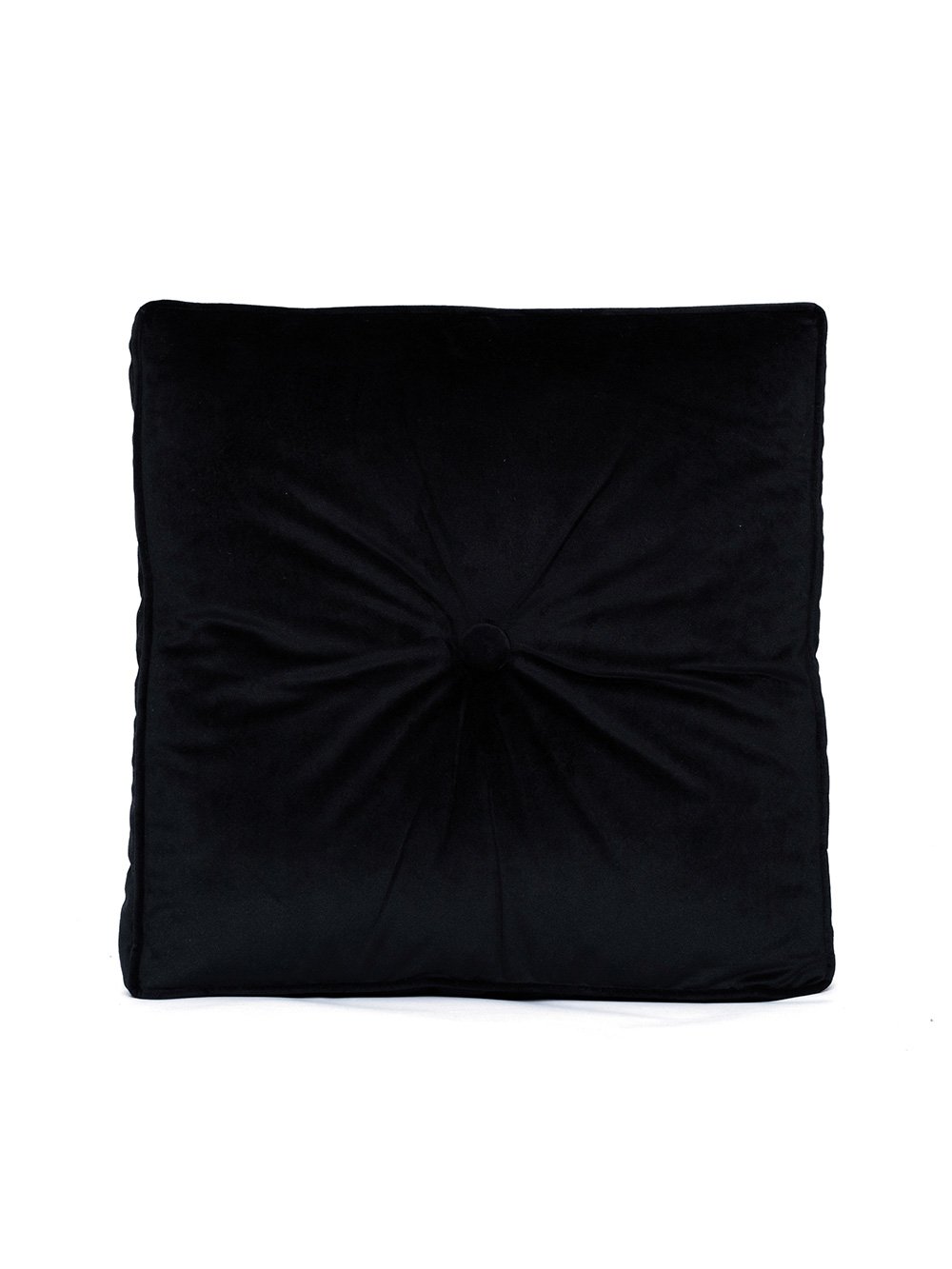5205857239190_2 Διακοσμητικο Μαξιλαρι Velvet Feel 45x45 VF807 BLACK Μαύρο Palamaiki - Image 1