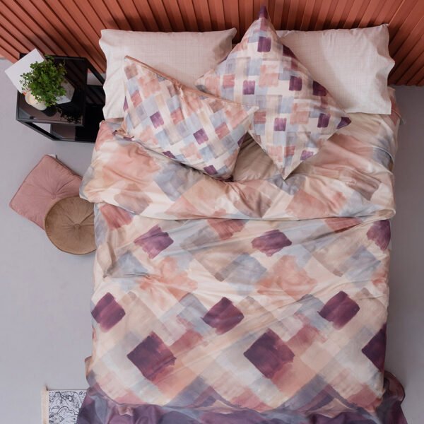 Σετ Παπλωματοθηκη Υπέρδιπλη Pixel 240x250 PX500 Μπεζ Palamaiki